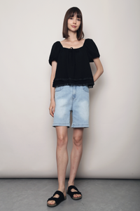 Cottage Crush Lace Top Black