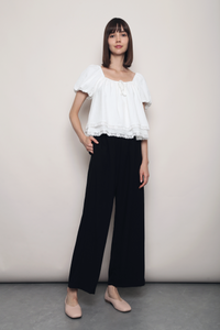 Cottage Crush Lace Top White