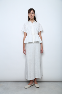 Court Midi Skirt Heather Grey