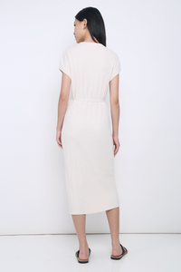 Luca V2 Knit Midi Dress Ecru