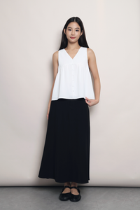Cute As A Button Top White