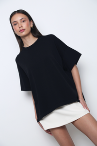 Darcy V2 Oversized Boxy Knit Black (Backorder II)