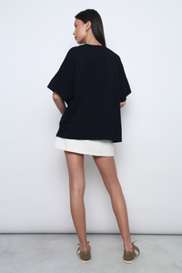 Darcy V2 Oversized Boxy Knit Black (Backorder II)