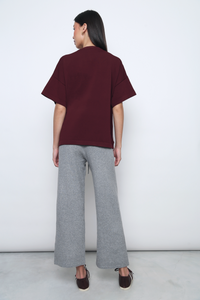 Darcy V2 Oversized Boxy Knit Merlot (Backorder II)