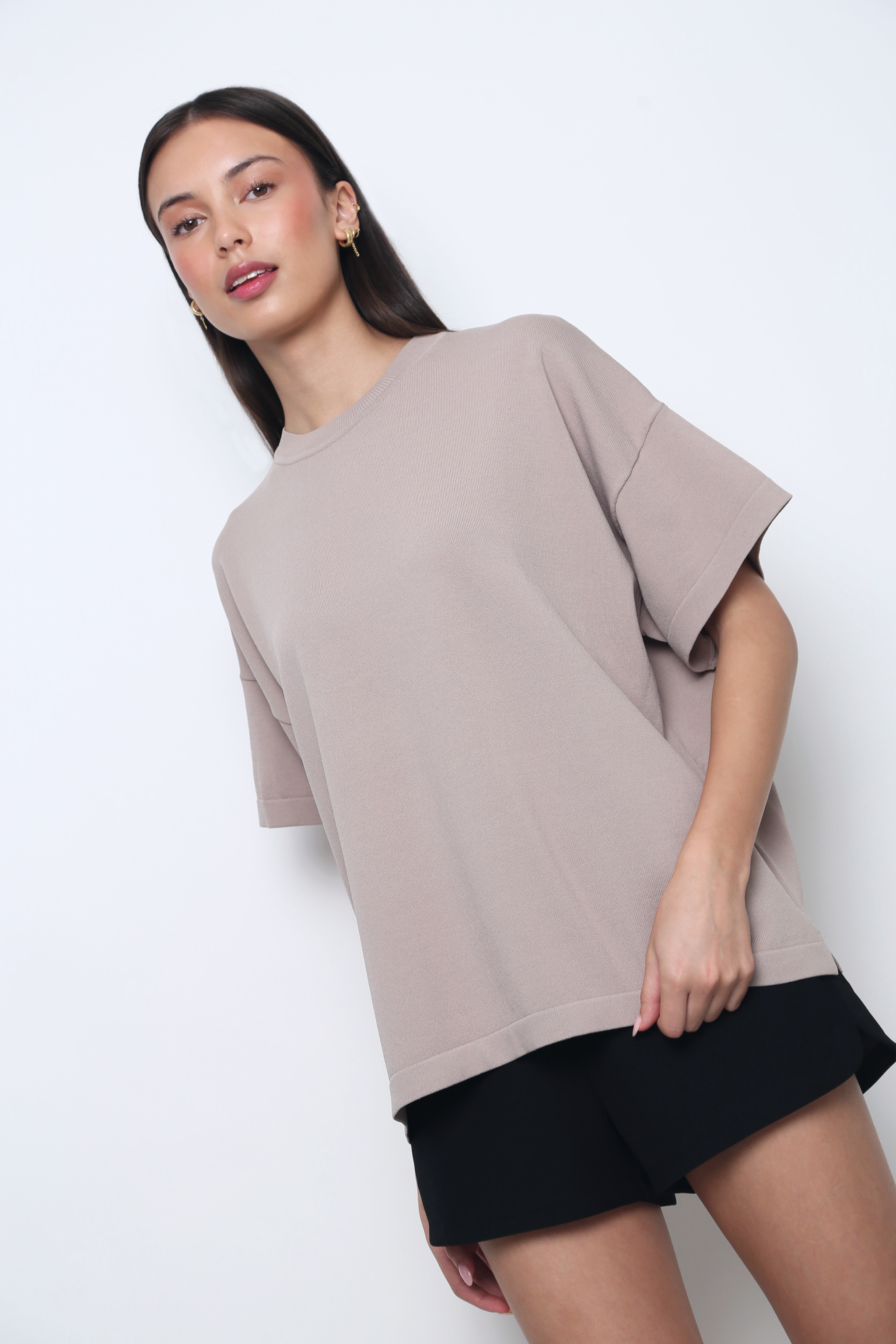 Darcy V2 Oversized Boxy Knit Sand (Backorder II)