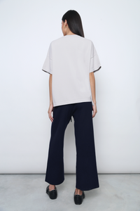 Darcy V2 Oversized Boxy Knit Stone White (Backorder)