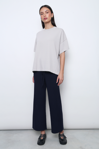 Darcy V2 Oversized Boxy Knit Stone White (Backorder)
