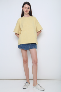 Darcy Boxy Knit Top Butter