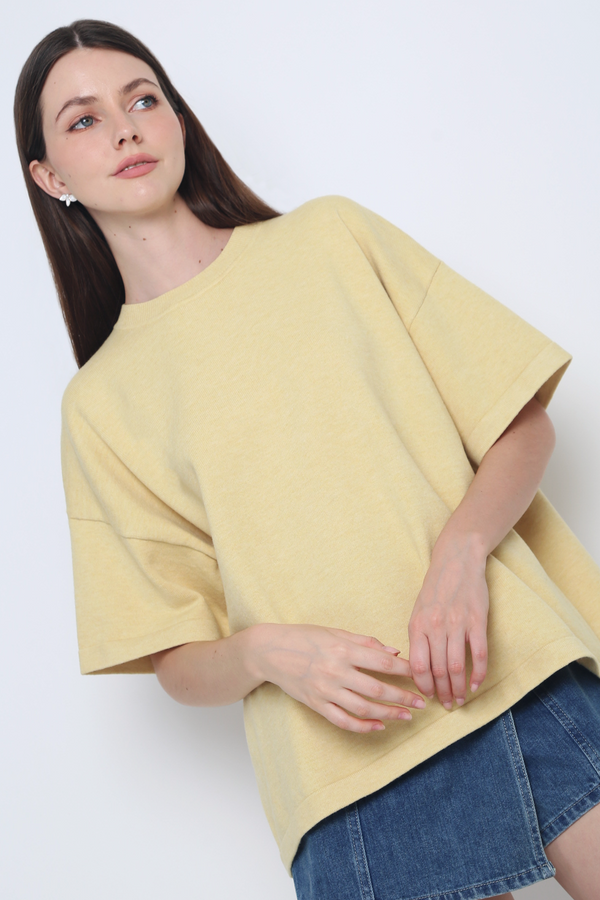 Darcy Boxy Knit Top Butter