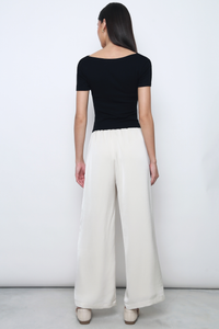 (Regular) Daydreamer 2.0 Wide Leg Pants Ivory (Backorder)