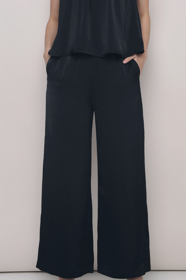 Petite Daydreamer Wide Leg Pants Black