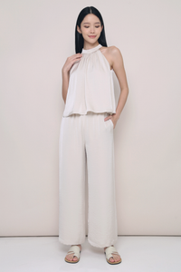 Petite Daydreamer Wide Leg Pants Pearl