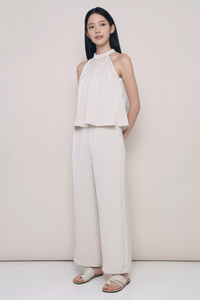 Petite Daydreamer Wide Leg Pants Pearl