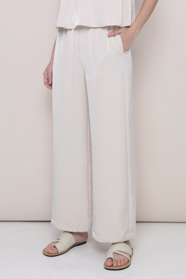 Daydreamer Wide Leg Pants Pearl