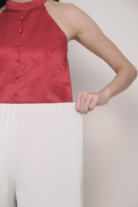 Petite Daydreamer Wide Leg Pants Pearl