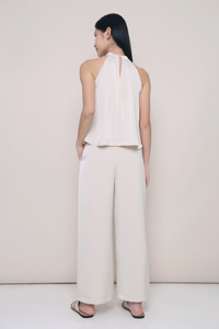 Petite Daydreamer Wide Leg Pants Pearl