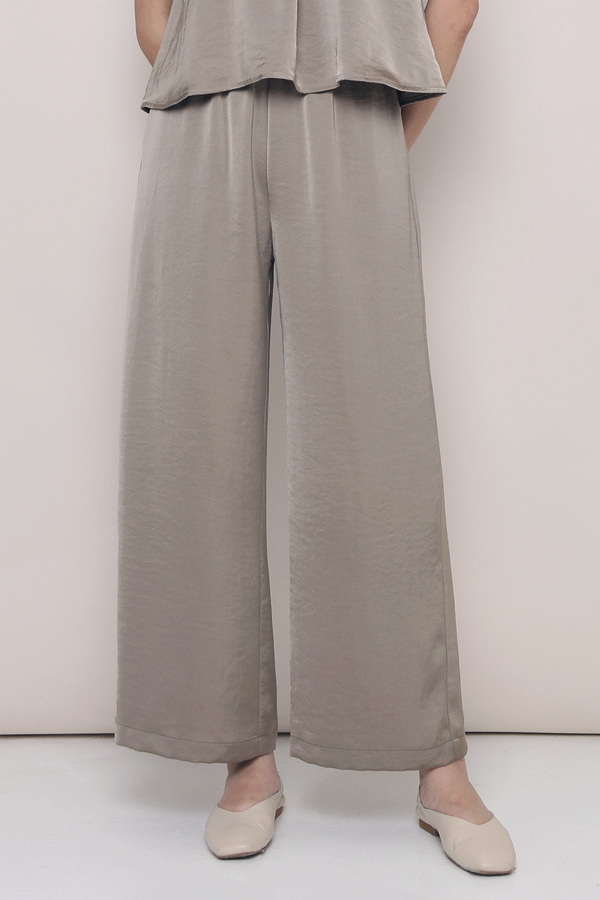Daydreamer Wide Leg Pants Taupe
