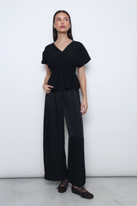 (Petite) Daydreamer 2.0 Wide Leg Pants Black (Backorder)