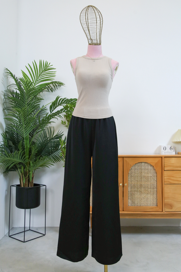 (Regular) Daydreamer 2.0 Wide Leg Pants Black (Restock)