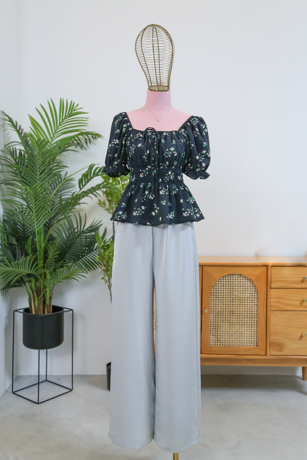 (Petite) Daydreamer 2.0 Wide Leg Pants Icy Blue (Restock)