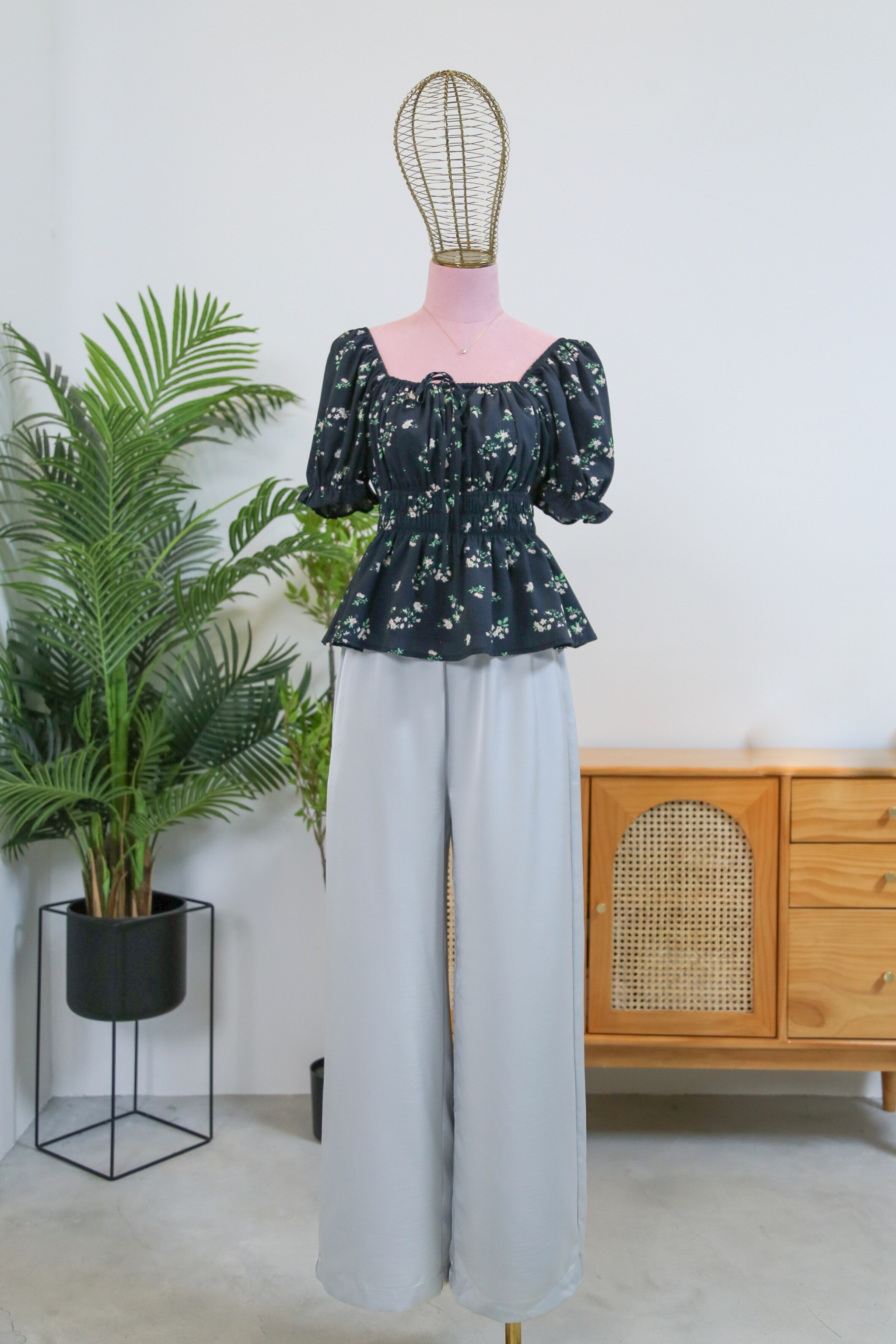 (Regular) Daydreamer 2.0 Wide Leg Pants Icy Blue (Backorder)