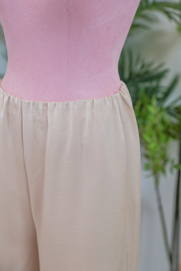 (Regular) Daydreamer 2.0 Wide Leg Pants Champagne Rose (Restock)