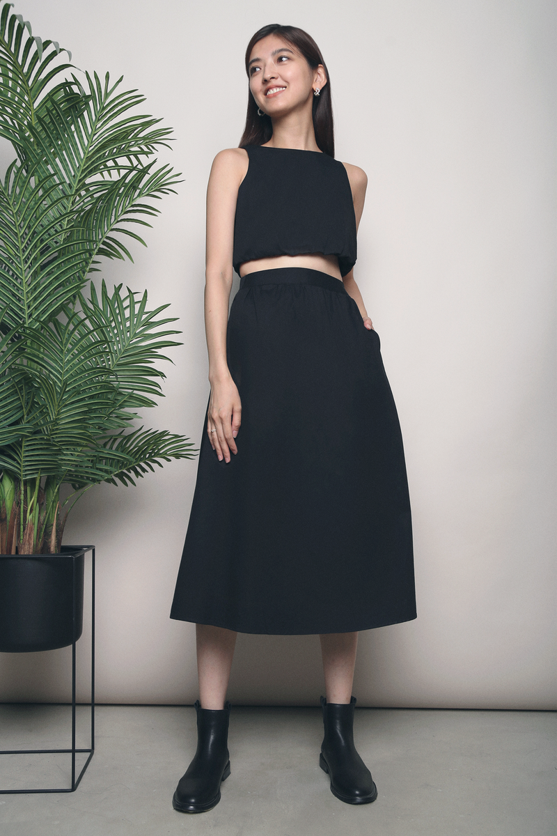 Donnie 2-Piece Top Black