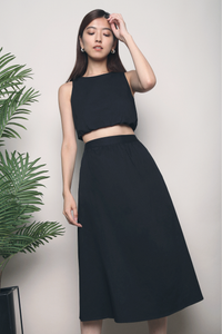 Donnie 2-Piece Top Black