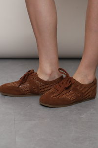 Dreamweaver Leather Sneakers Brown