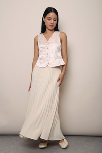 Dynasty Oriental Vest Top Blush
