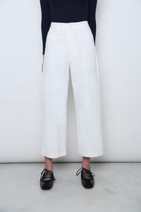 Elm Street Straight Leg Pants White (Backorder)
