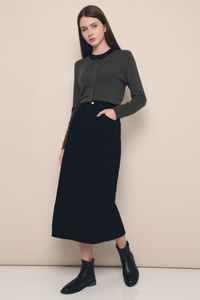Esme Light Knit Cardigan Grey