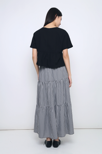 Everyday Babydoll Blouse Black (Backorder)