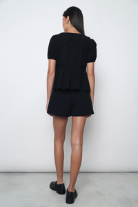 Fab Pleats V2 Blouse Black