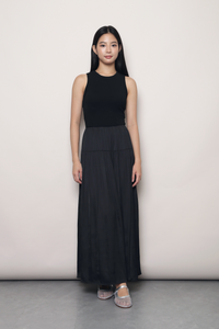 First Light Midaxi Skirt Black