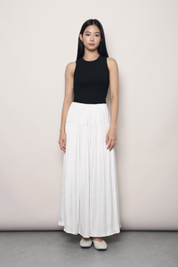 First Light Midaxi Skirt Ivory
