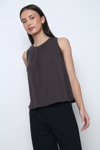 Flint Muscle Tank Gunmetal Grey