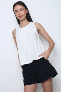 Flint Muscle Tank White