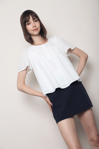 For Keeps Button Down Top White