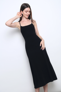 Frolick Strappy Midi Dress Black