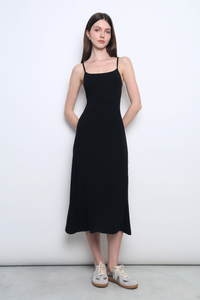 Frolick Strappy Midi Dress Black