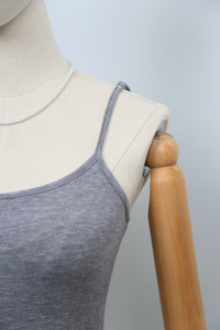 Frolick Strappy Midi Dress Heather Grey