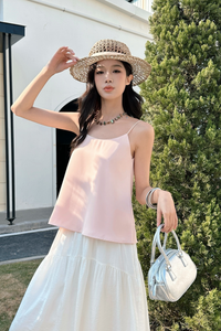 Gentle 2-way Tank Blush Pink