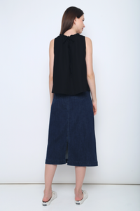 Graceous Ruffles Blouse Black