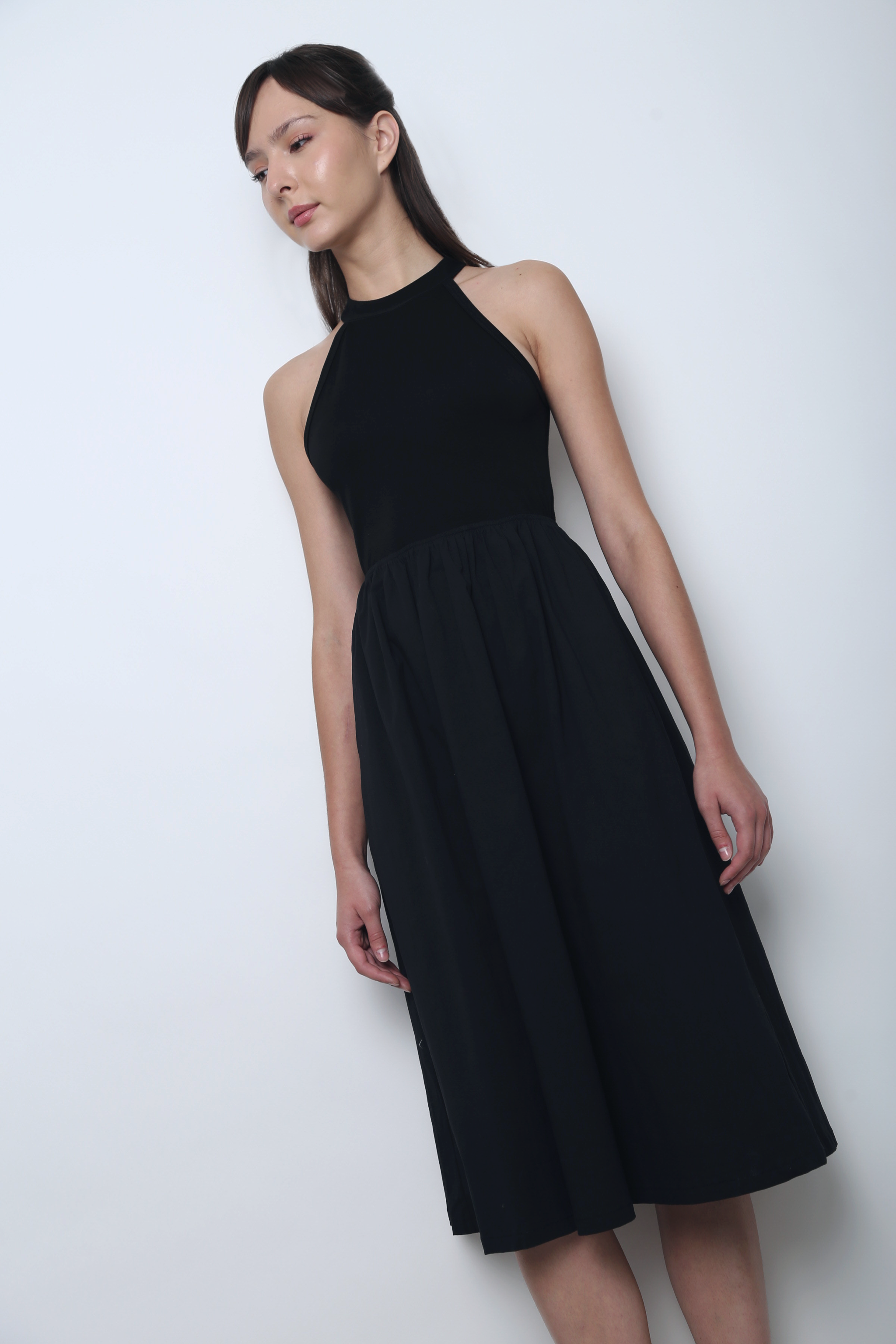 Grace Theory Midi Dress Black
