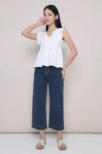 Hampton Flutter Top White