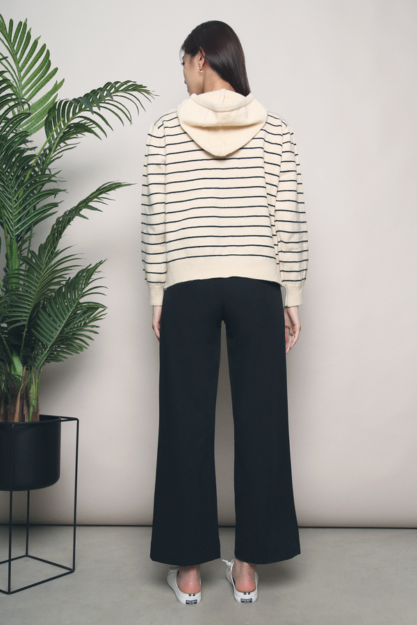 Junnie Stripe Hoodie Sweater (Restock)