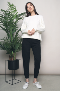 Furi Drawstring Joggers Black (Restock)