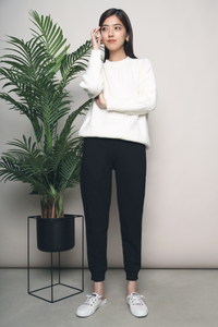 Furi Drawstring Joggers Black (Restock)