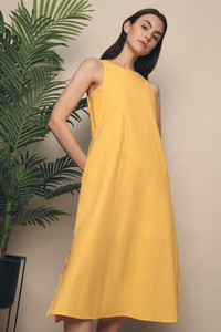Mandala Racerfront Midi Dress Sunshine (Restock)